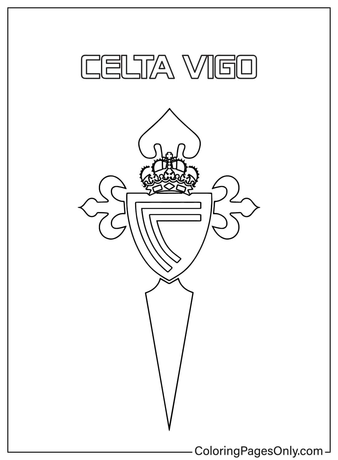 Celta Vigo Free Printable Coloring Pages Celta Vigo Free Printable Coloring Pages