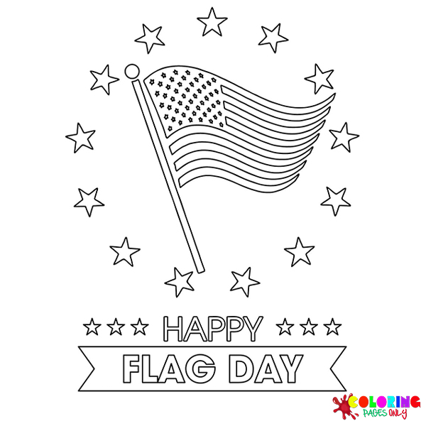 16 Flag Day Coloring Pages - Coloringpagesonly.com