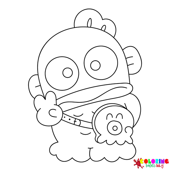 Hangyodon Coloring Pages