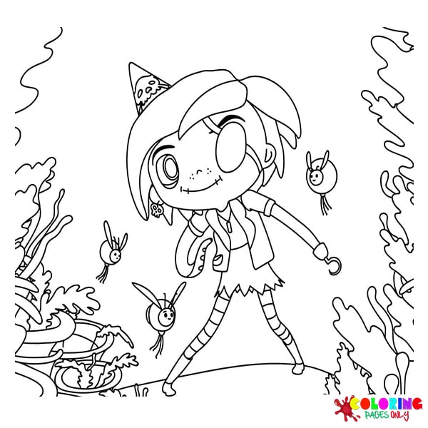 Scarygirl Coloring Pages