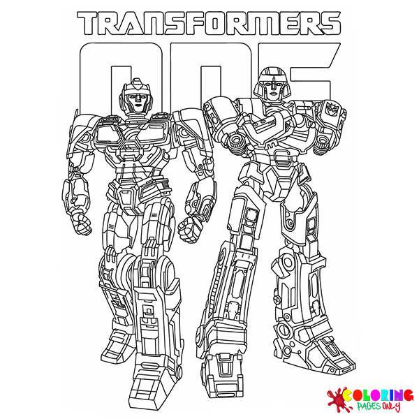 Desenhos de Transformers Um para colorir