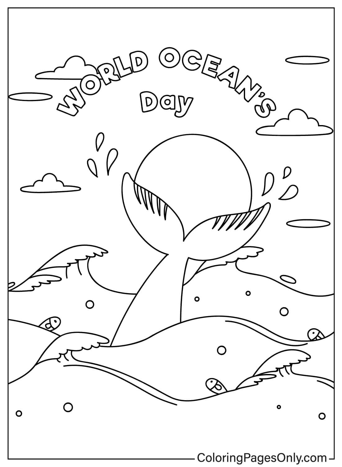 dia mundial dos oceanos páginas para colorir gratuitas para imprimir