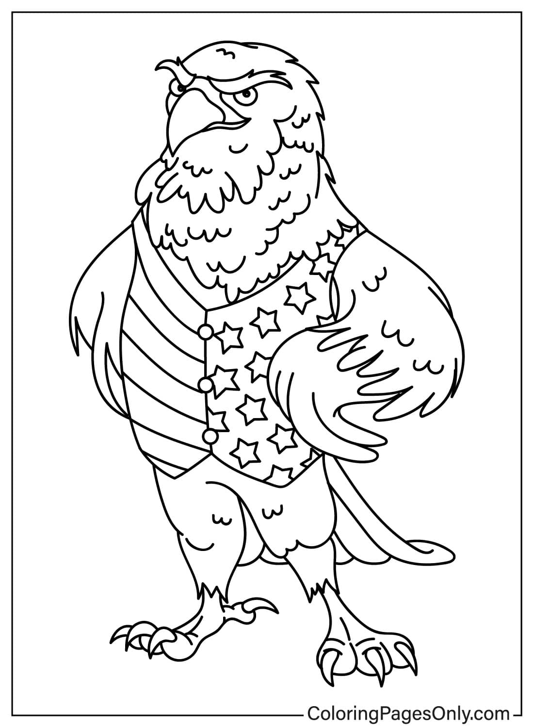 American Eagle Day Coloring Pages Free Printable PDF Online Coloring