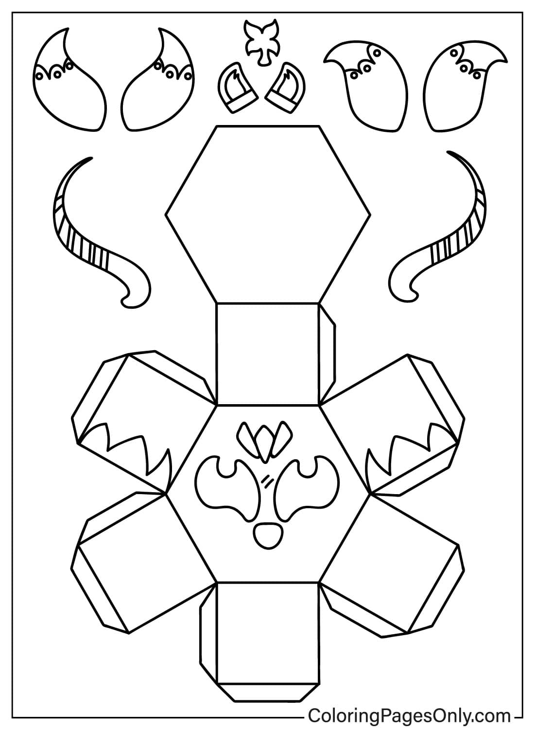 Blox Fruits Fruit Du Kitsune - Free Printable Coloring Pages