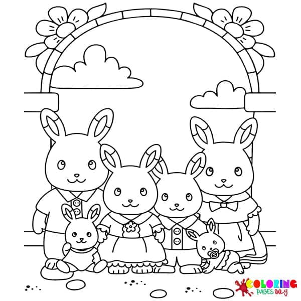 20 Calico Critters Coloring Pages - ColoringPagesOnly.com