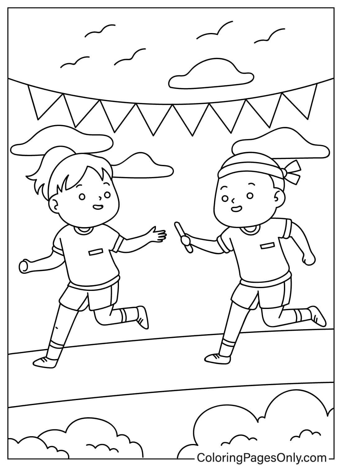 16 Field Day Coloring Pages - ColoringPagesOnly.com