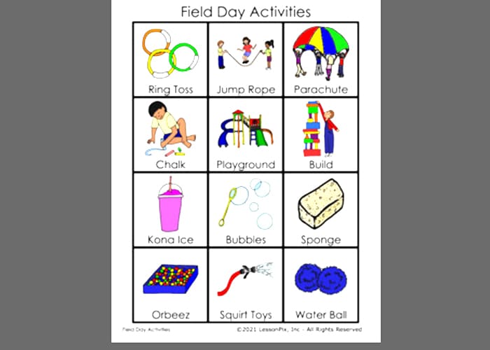 Creating Activity Schedules