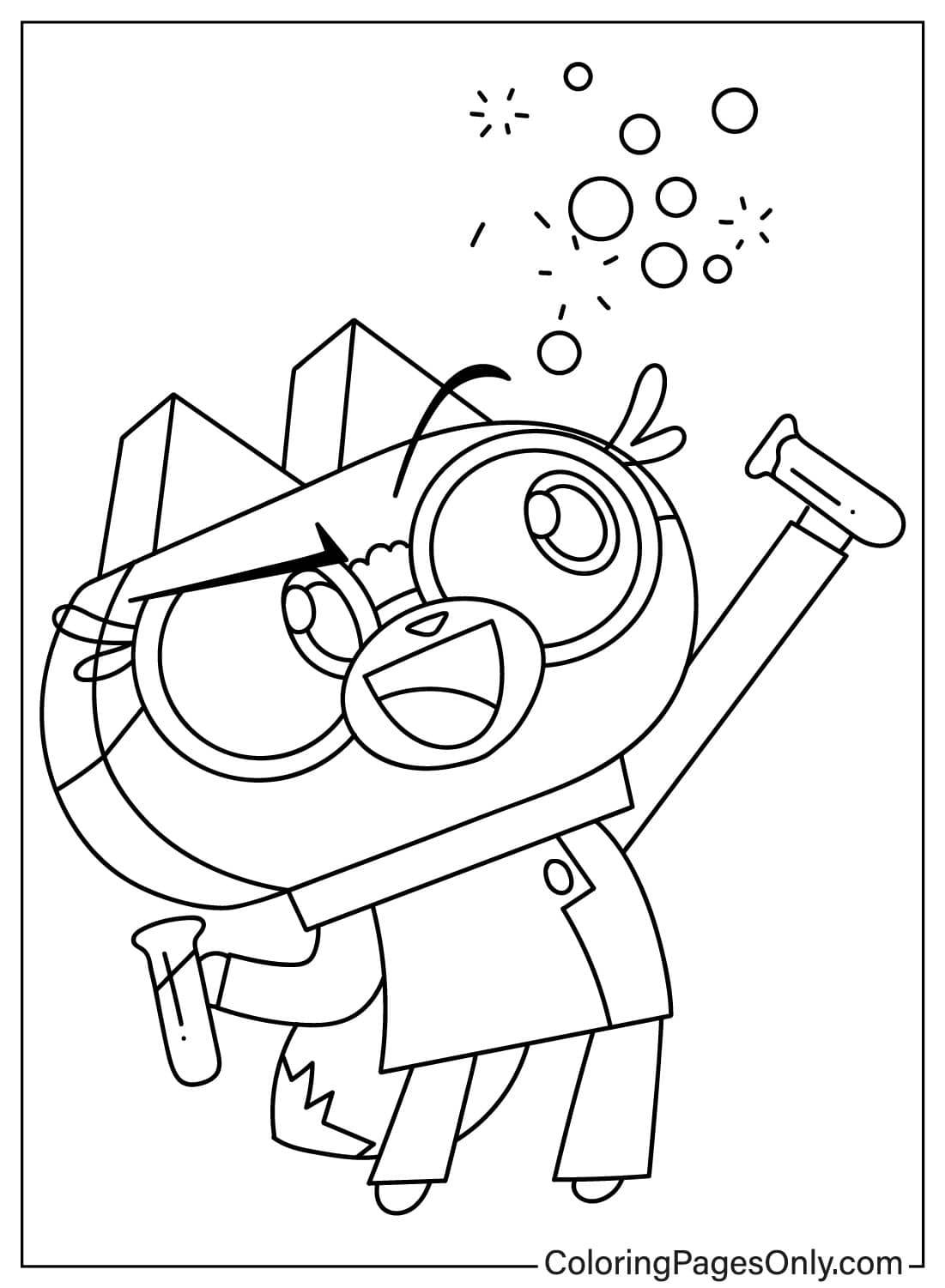 Dr. Fox - Free Printable Coloring Pages