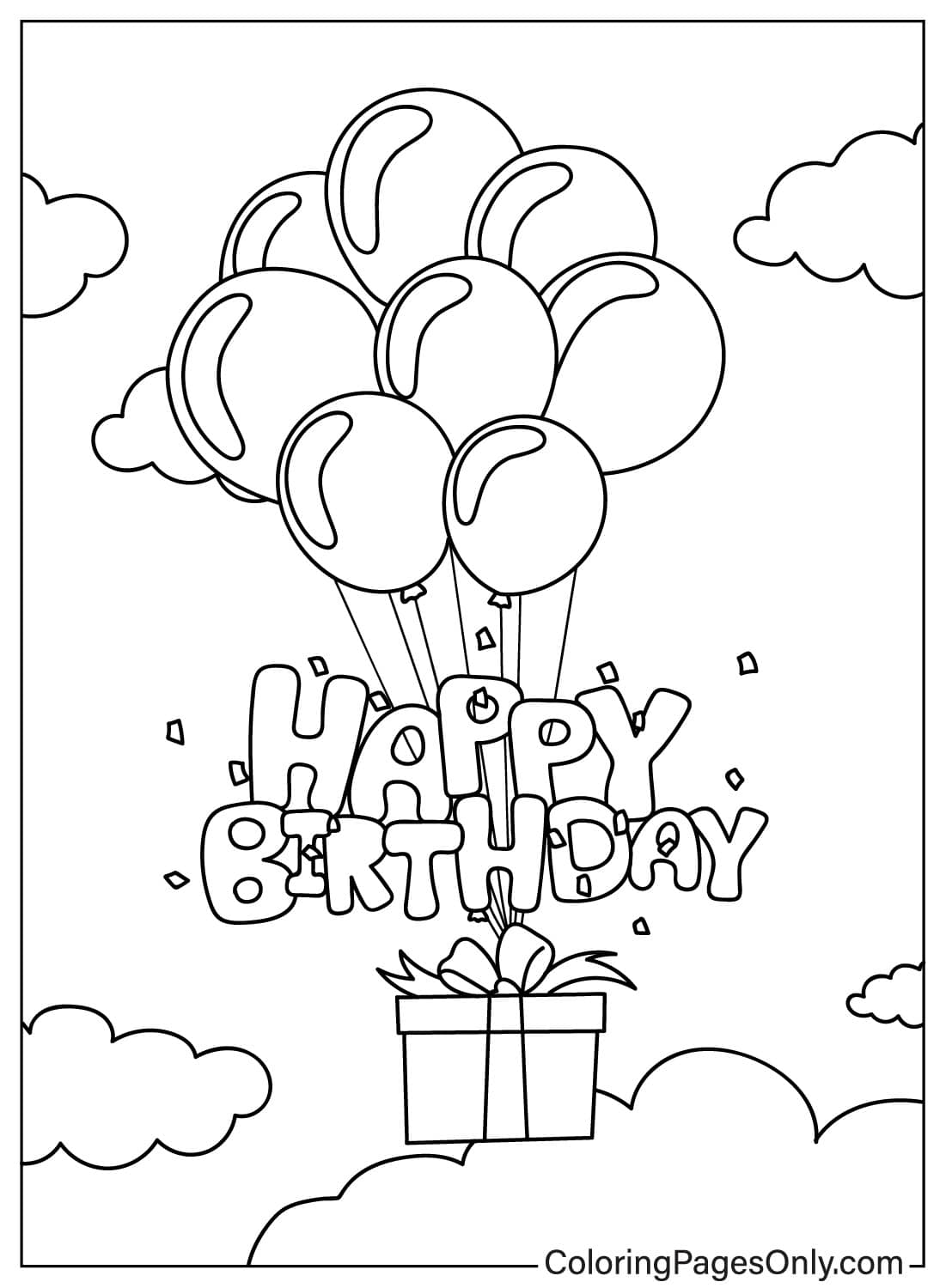 30 Balloon Coloring Pages Free Printable PDF Online Coloring 30 Balloon Coloring Pages Free Printable PDF Online Coloring