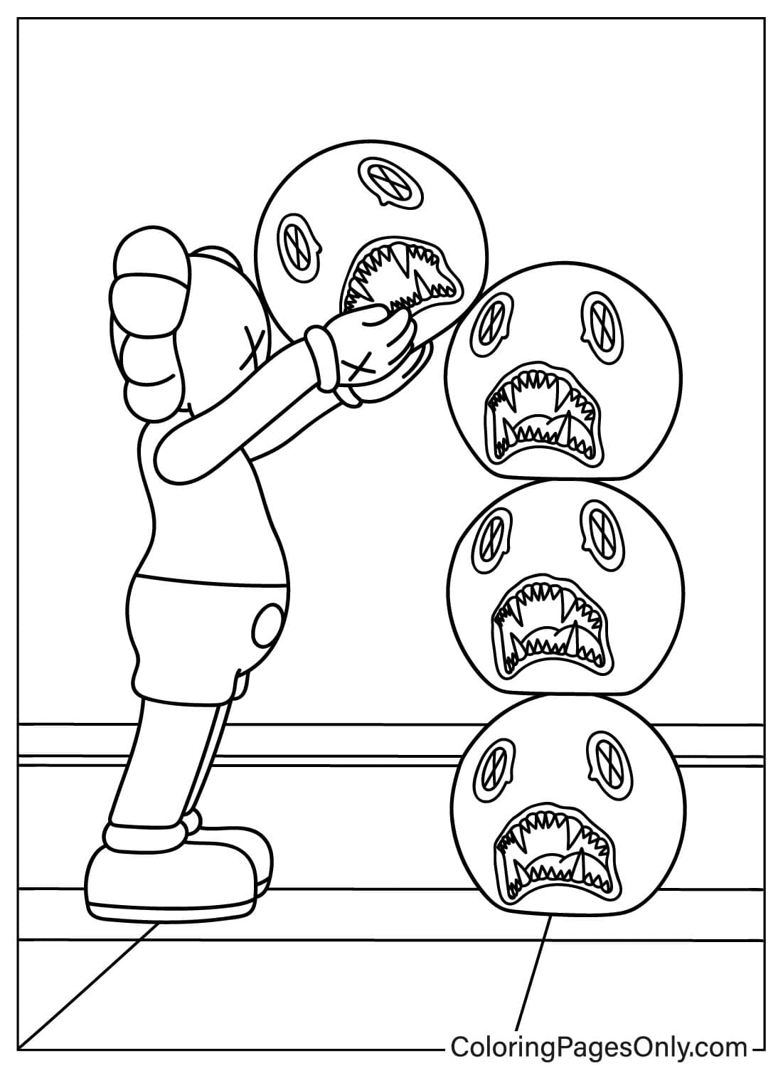 KAWS Home Decorations - Free Printable Coloring Pages