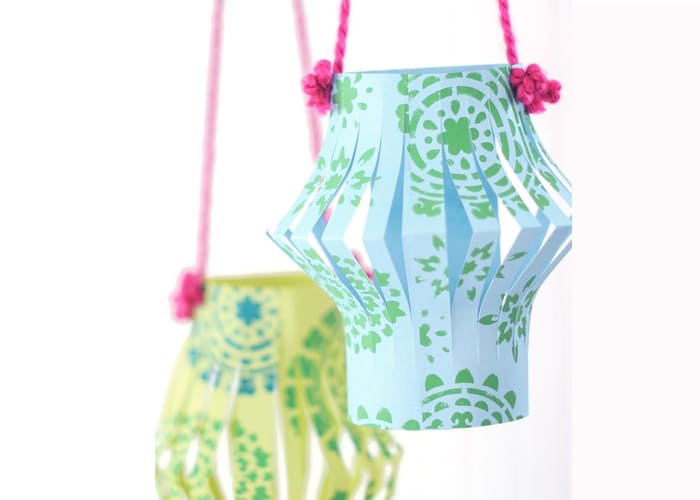 Making Paper Lanterns handmadecharlotte com