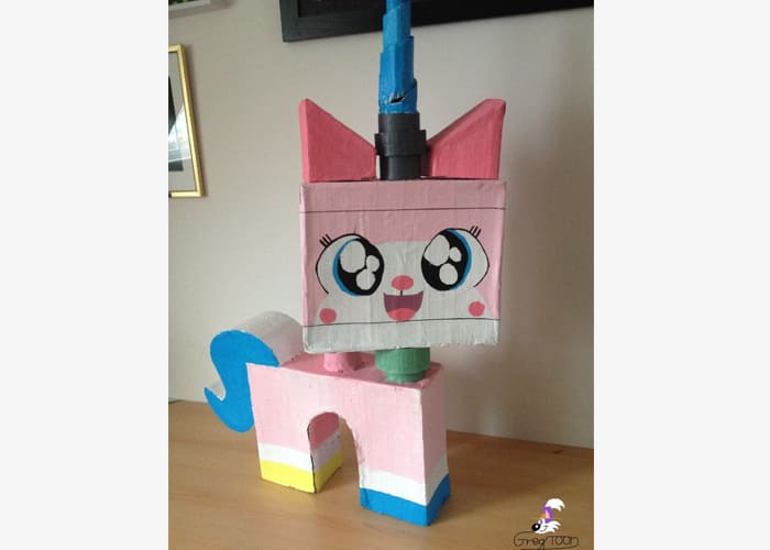 Making a unikitty Toy paper Model deviantart com