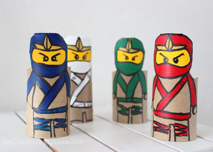 Ninjago coloring pages craft 3