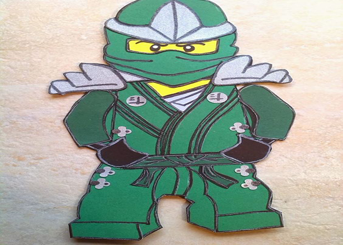 Ninjago coloring pages craft 5