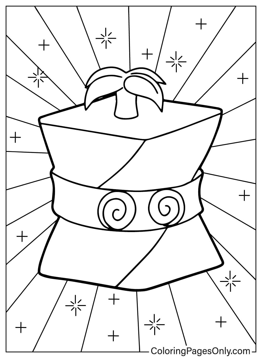 Spin Roblox Blox Fruits - Free Printable Coloring Pages