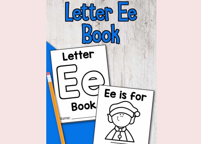 Creating a Letter E Book abcsofliteracy com