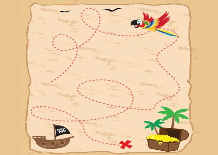 Creating a Treasure Hunt Game and Map with Letter H Coloring Pages