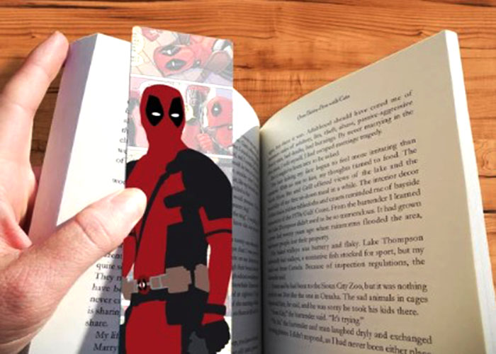 Making A Bookmark from Deadpool coloring pages