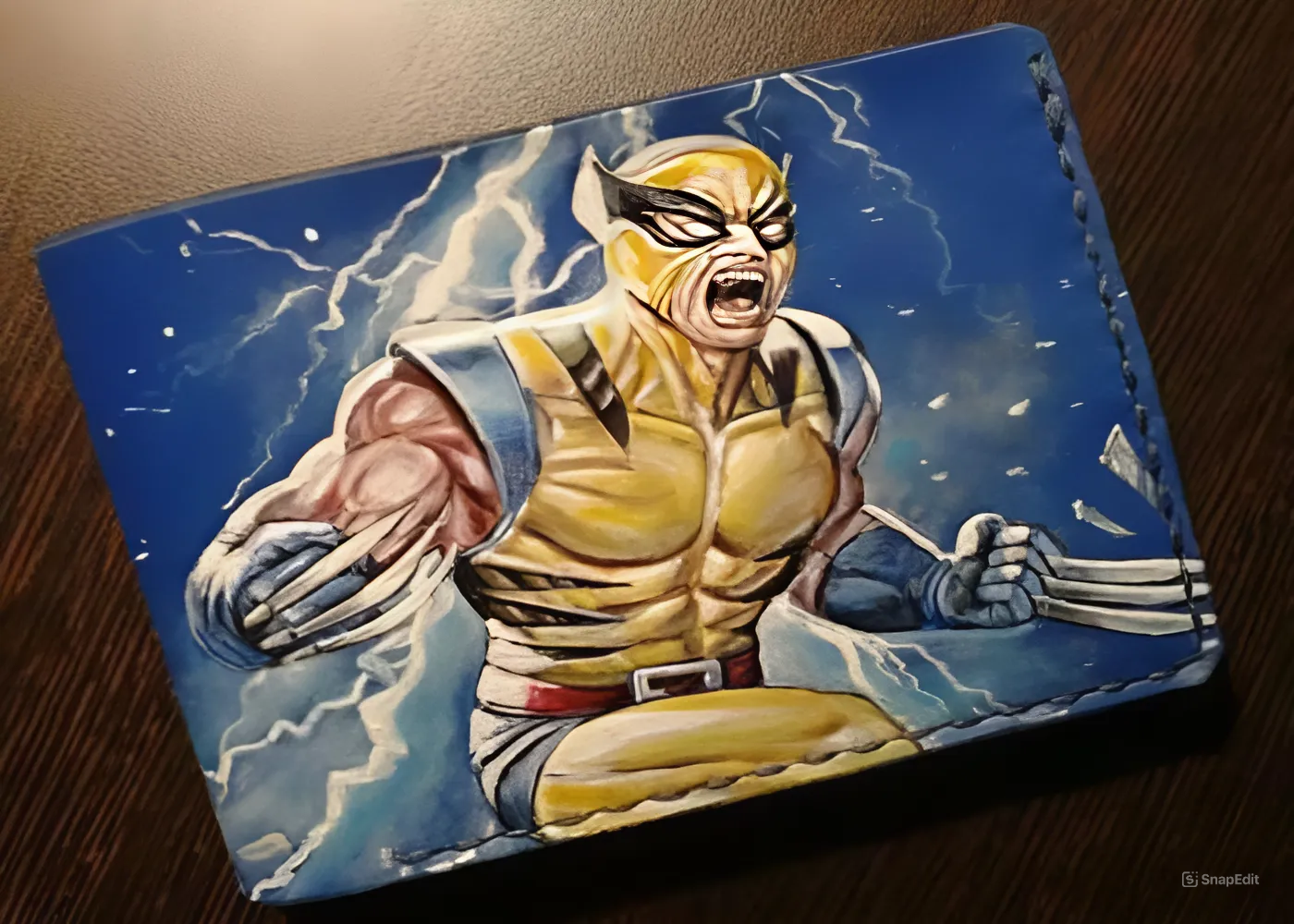 Decorating A Wallet From Wolverine Coloring Pages