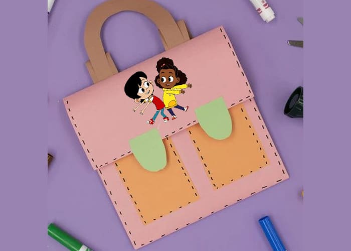 Decorating School Bags with Lyla In the Loop Coloring Pages