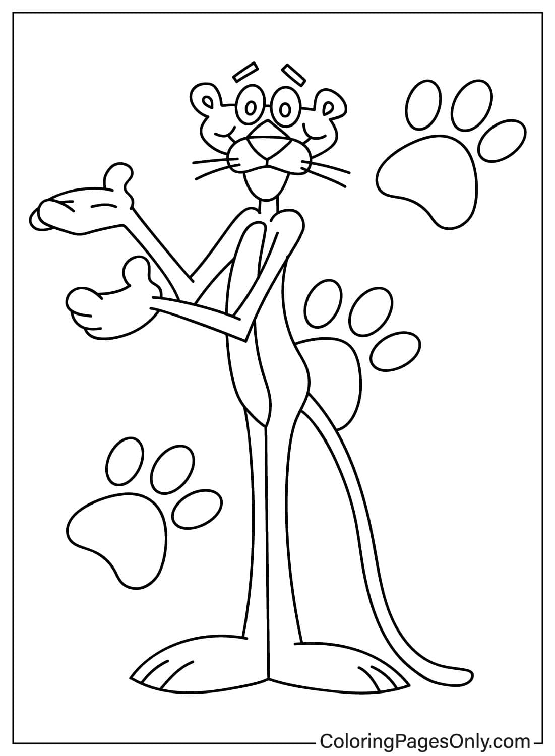 18 Pink Panther Coloring Pages - ColoringPagesOnly.com