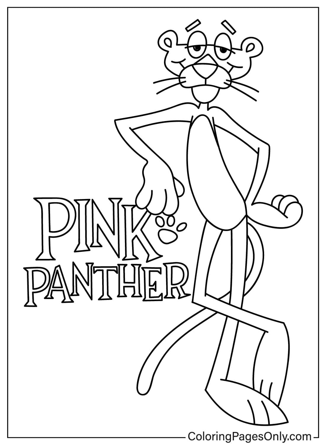 18 Pink Panther Coloring Pages - ColoringPagesOnly.com