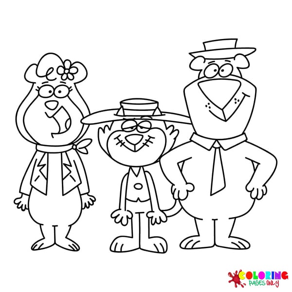 Jellystone Coloring Pages