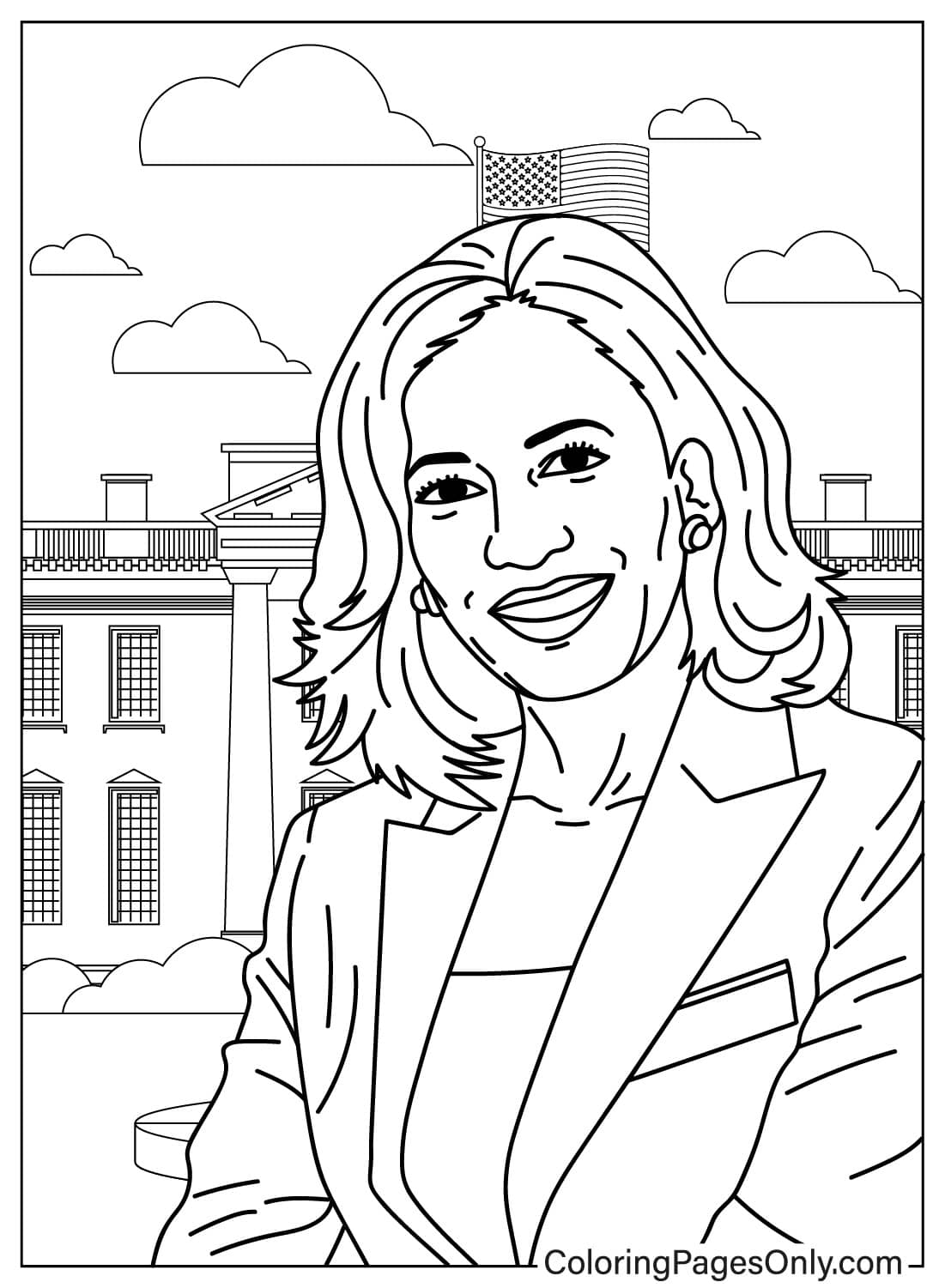 Kamala Harris News - Free Printable Coloring Pages