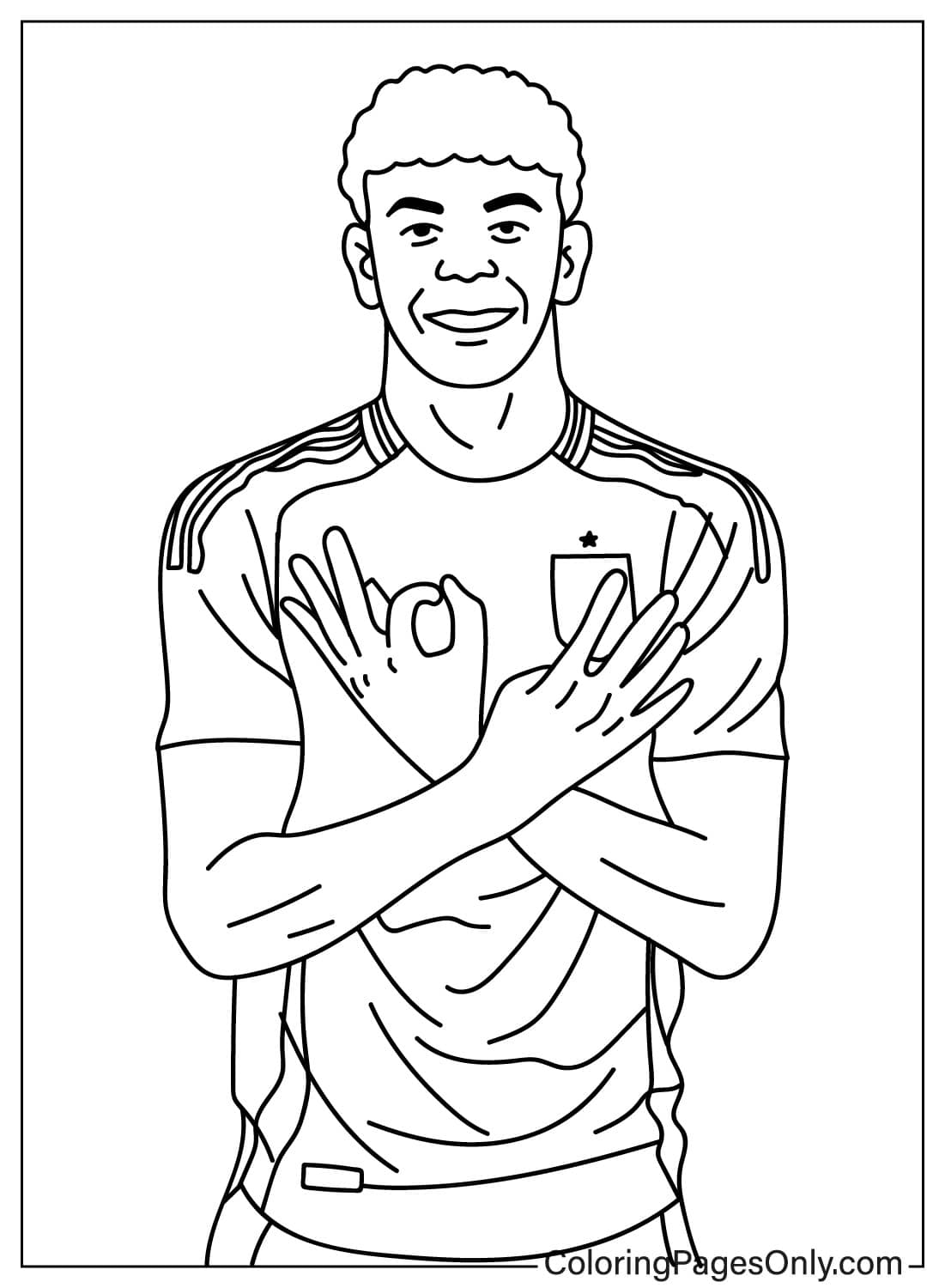 Lamine Yamal Jogadores Do Barcelona Desenhos Para Colorir Gr tis Para 