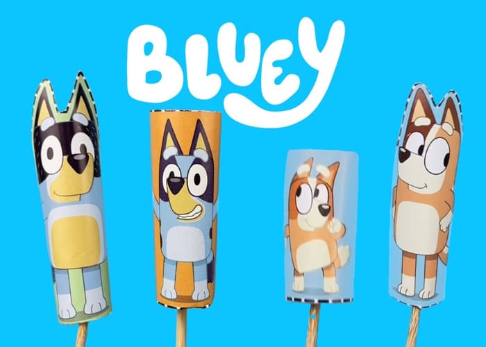 Making Bluey Puppets