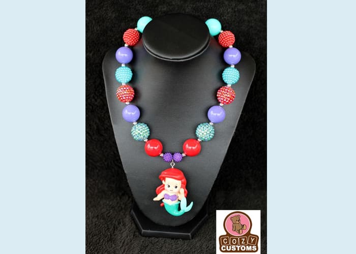 Making Handmade Bracelets with ariel coloring pages