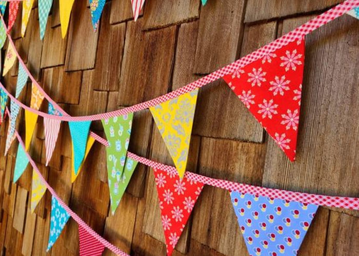 Making Hanging Decorative Flags etsy com