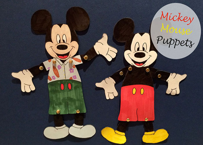 Mickey Mouse coloring pages craft 5