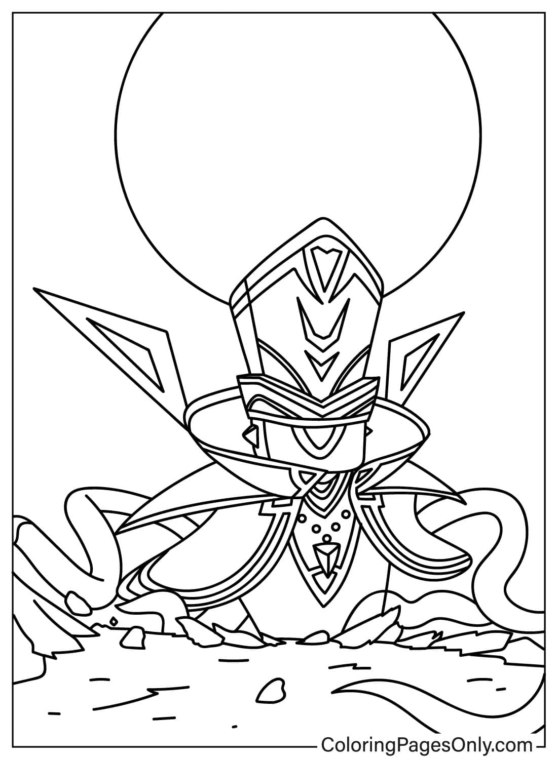 Mini World Boss - Free Printable Coloring Pages