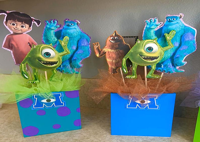 Monster Inc Coloring Pages Craft 1