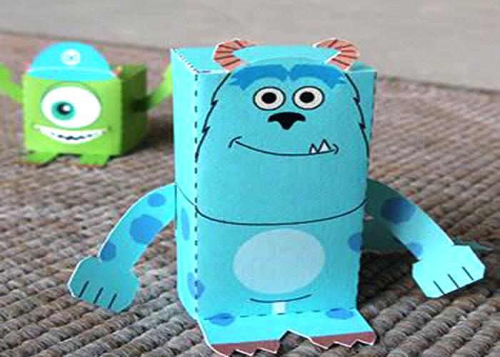 Monster Inc Coloring Pages Craft 2