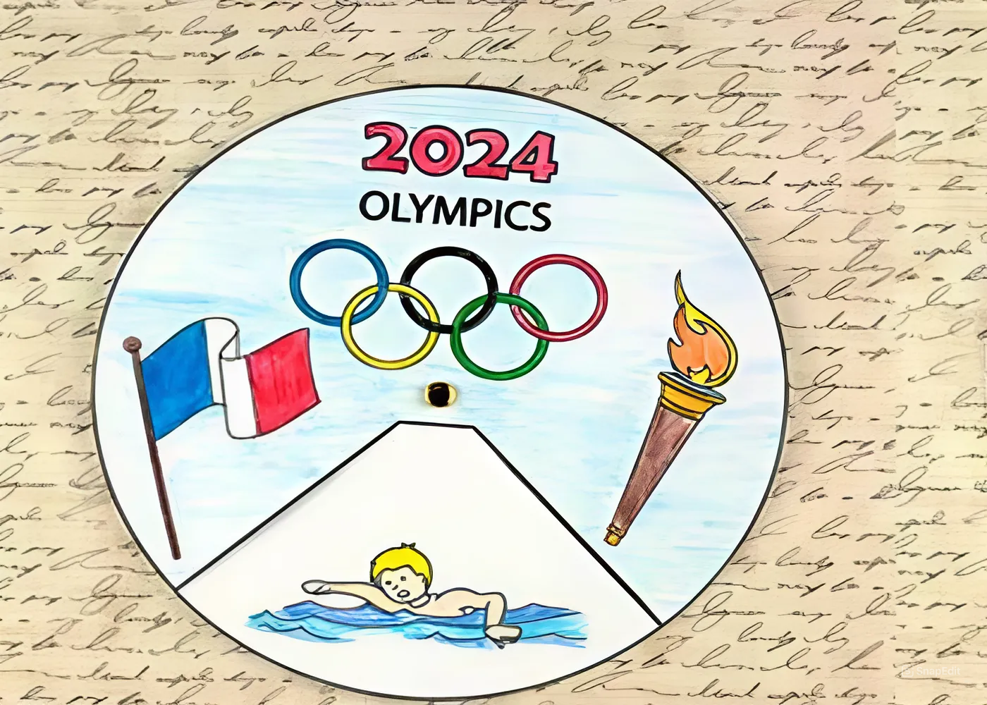 Olympic 2024 coloring pages craft 1