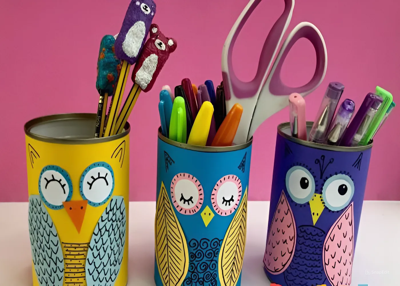 Owl coloring pages craft 5