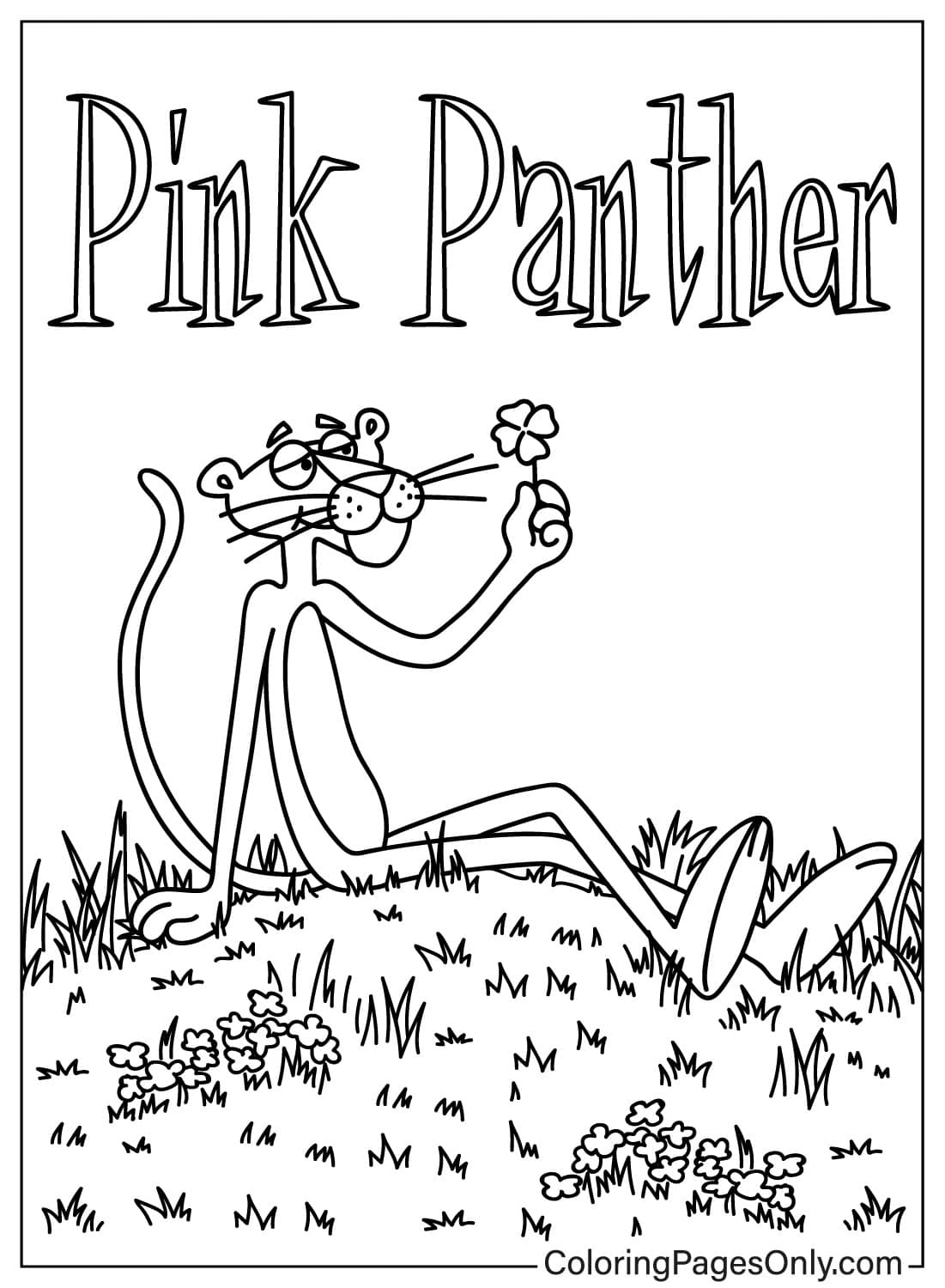 18 Pink Panther Coloring Pages - ColoringPagesOnly.com