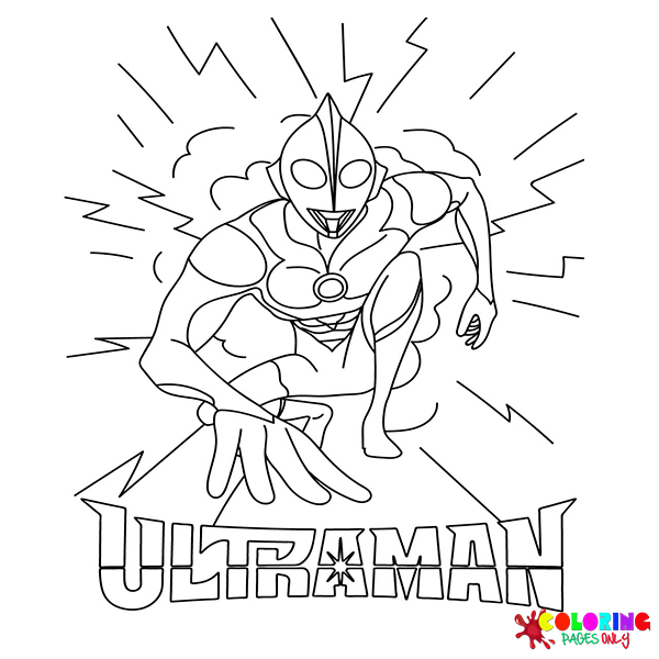 Ultraman Coloring Pages