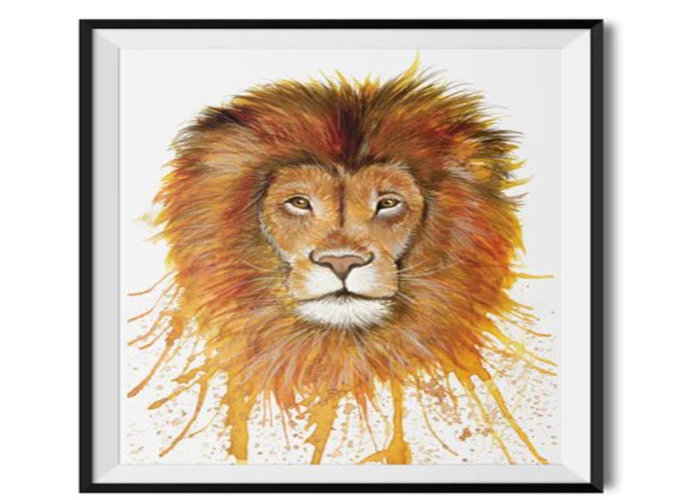 lion coloring pages craft esty 3