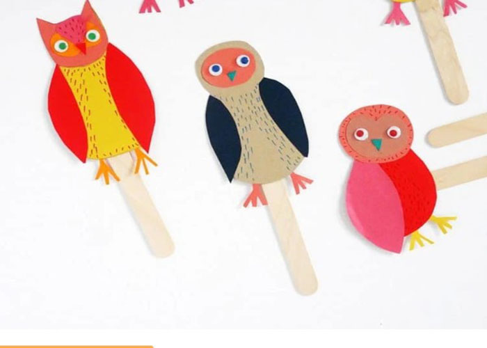 owl coloring pages craft 3