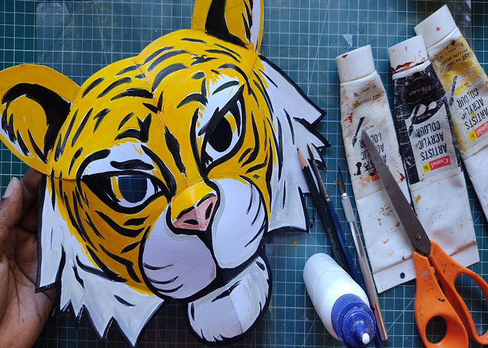 tiger coloring pages craft 1