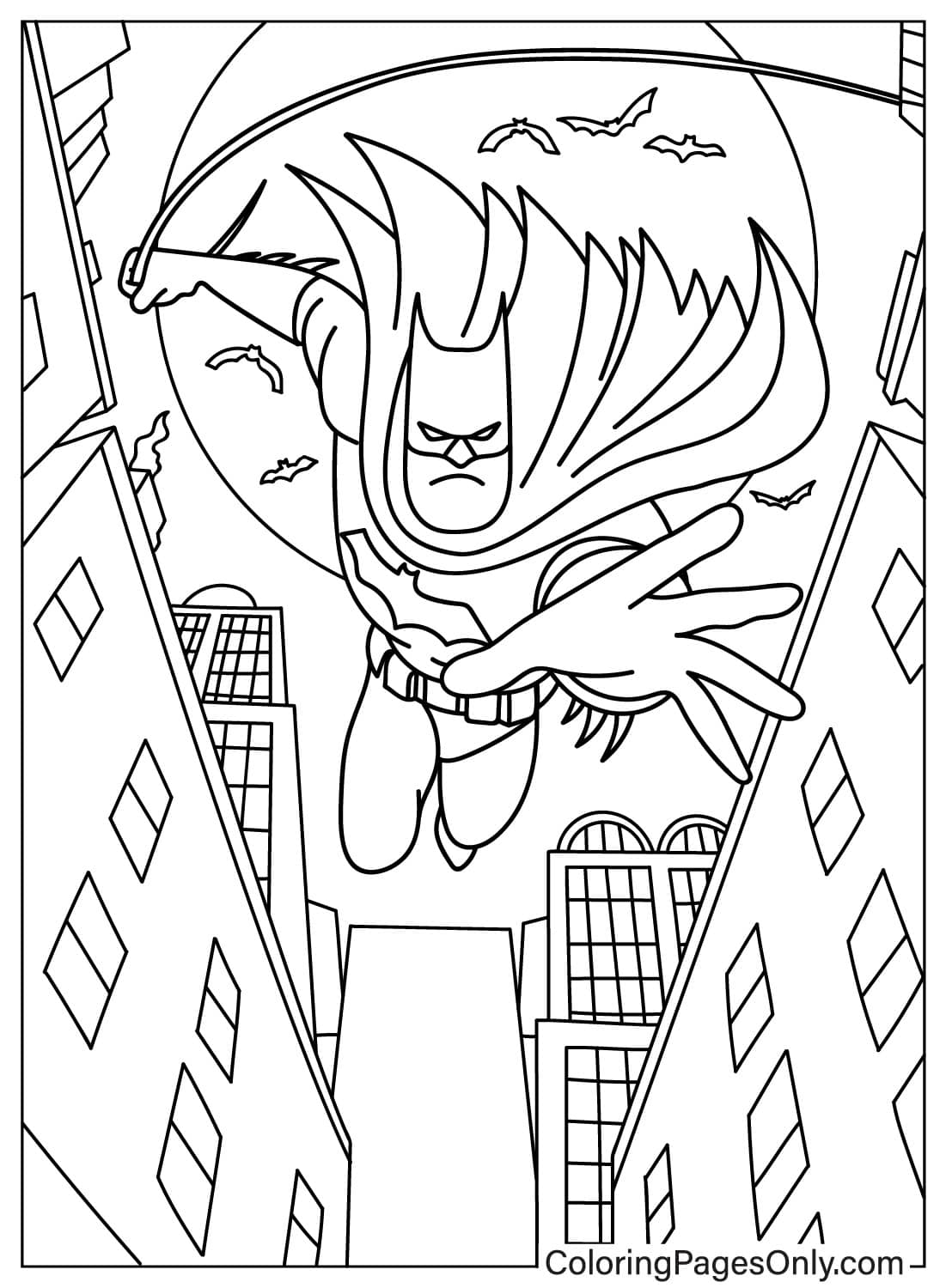 41 Batman Coloring Pages - ColoringPagesOnly.com