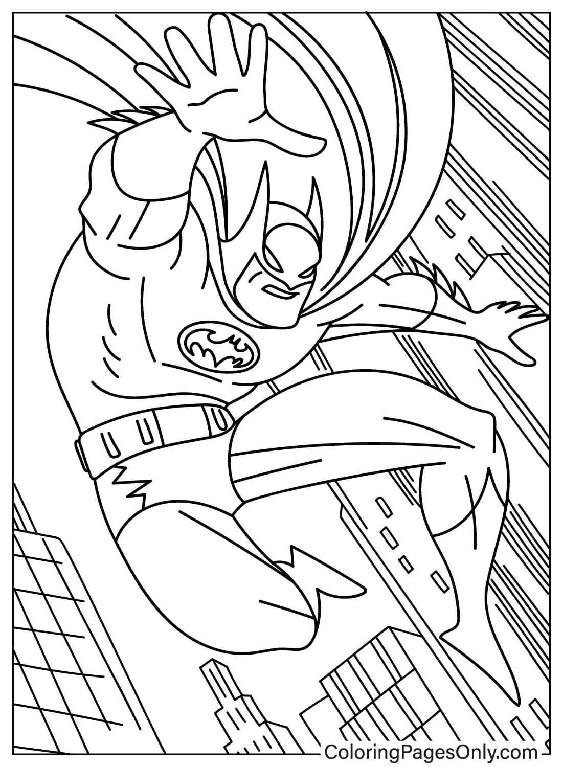 Batman Returns Free Printable Coloring Pages