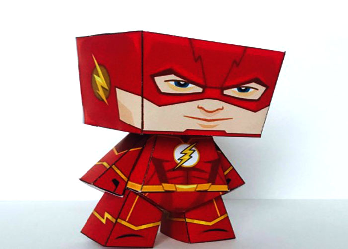 Creating A 3D Lego From The Flash Coloring Pages