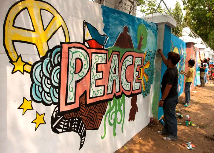 Creating A Peace Mural