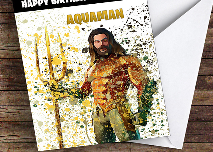 Creating An Aquaman Birthday Card