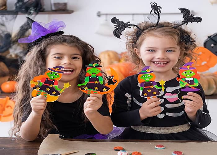 Creating Halloween Witch Stickers