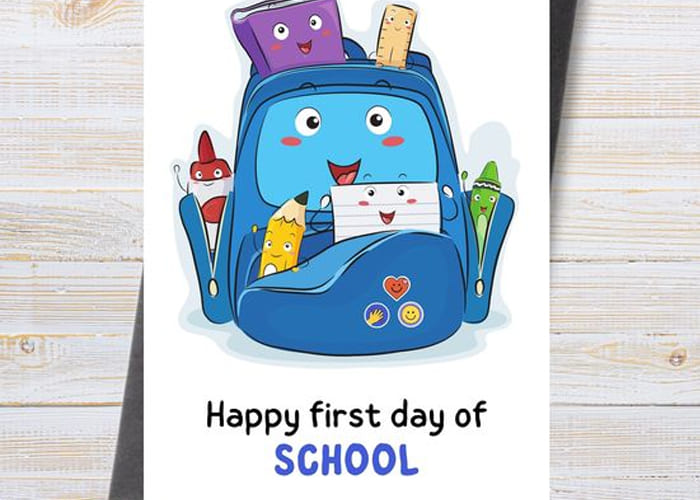 Creating Welcome Cards for School Children 